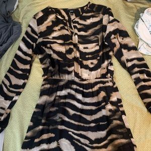 Animal print dress